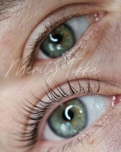 Lash lift enne ja pärast